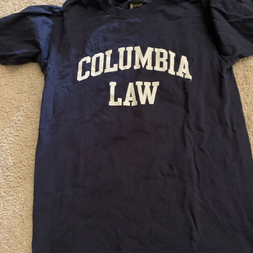 COPY - Small Columbia Law Navy Blue T-Shirt